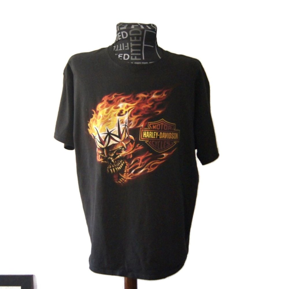 Harley Davidson Motorcycles T Shirt Black Size XL Las Vegas Nevada NV